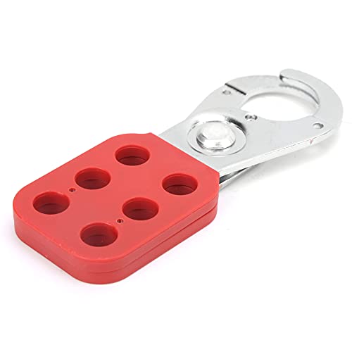 Lockout Hasp, 1in Jaw Lockout Hasp veiligheid Tagout voor hangslot Plastic geïsoleerd snap slot, Nylon PA Steel, Lock Out Lock Hasp 4