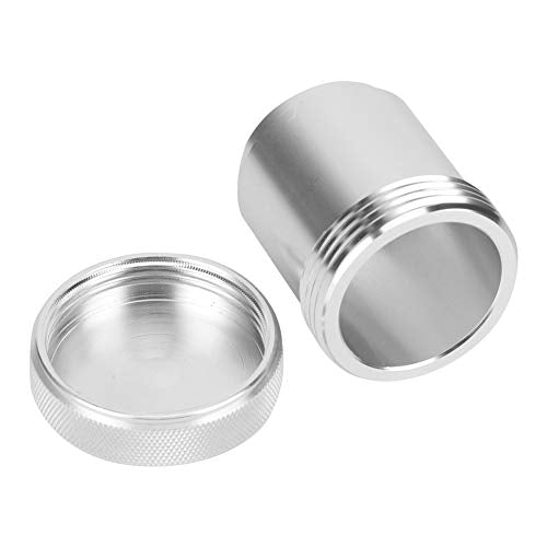 Laden op Filler Neck, aluminium brandstof watertank hoes laden op Filler Neck Cap 1,5in binnendiameter auto aangepast onderdelen (zilver) 5