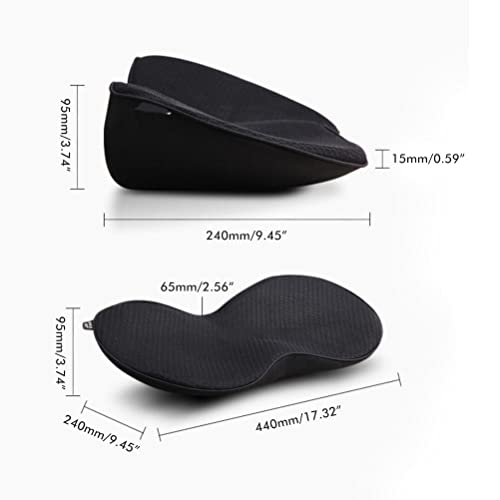 FCHMY Autostoel Kussen bestuurder dikke autokussen, Onderste achterbank Kussen Ongemak Verlichting pad voor alle seizoenen 5