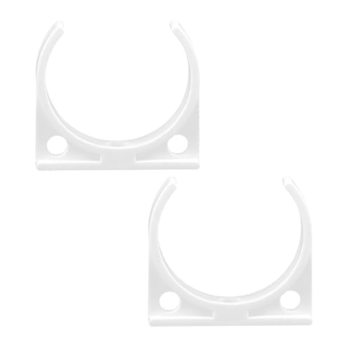 2 stuks plastic waterpijpklemmen, 56 x 64mm enkele klemmen