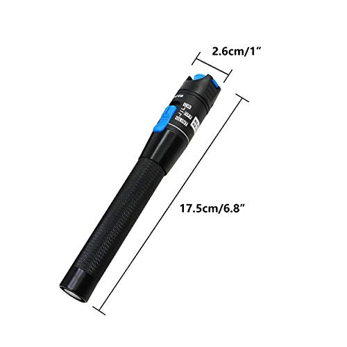 Visual Fault Finder, Red Light Pen, Fiber Optic Kabel Tester, Kabel Testapparatuur Geschikt voor 2.5mm (1 mW) Connector 4
