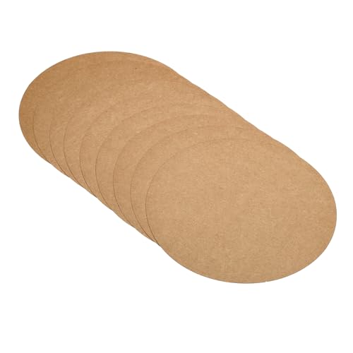 5.9 Inch rond karton papier, 40st 200gsm Dikke lege schijf cirkels Slices voor DIY Craft kunst tekenen Schilderen Schrijven, Bruin
