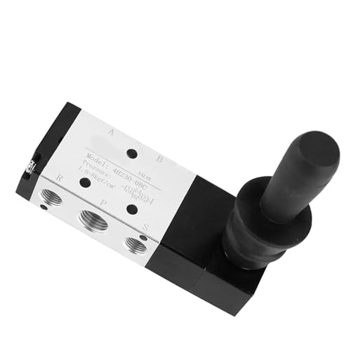 Handmatige luchtklep, 5 poort 3 positie Pneumatische klep 0~0,8Mpa Handleverventiel (4H230-08) 5