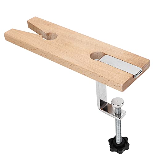 Sieraden maken bank, sieraden bank met klem, houten werkbank, professionele juweliers, verwerkingsgereedschappen, sieraden bank klem