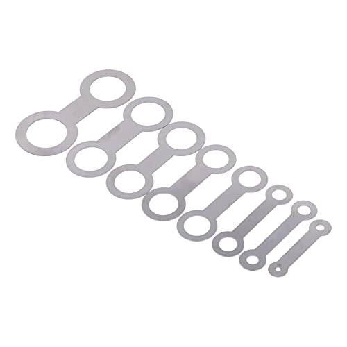 Saxofoon Pad Reparatie Kit, 8 PCS Saxofoon Lederen Pads Reparatie Gereedschap Lichtgewicht Metaal voor onderhoud
