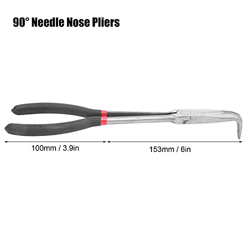 Naaldtang 11 inch 90-gra, Abrasifs Abrasifs gebogen tang Staal Hoge temperatuur blusserende klem Handgereedschappen 5