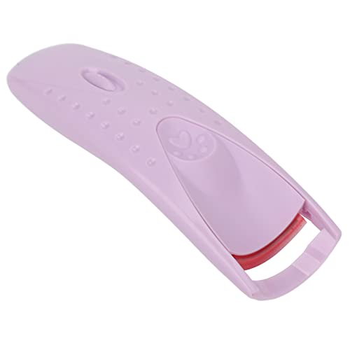 Verwarmde wimper curler pluggen wimper gereedschap Verwarmde wimper curler silicone type C navulen elektrische wimper curler lange levensduur voor meisjes roze (Paars)