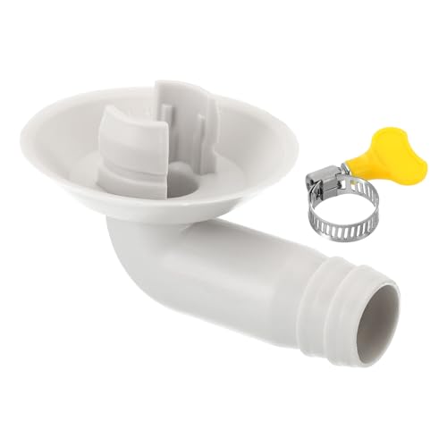 18mm Airconditioning Drain slang Connector, 1st Universele Drain Connector met Clamp Ring voor Mini Split Window AC Unit Faucet, White Style 7