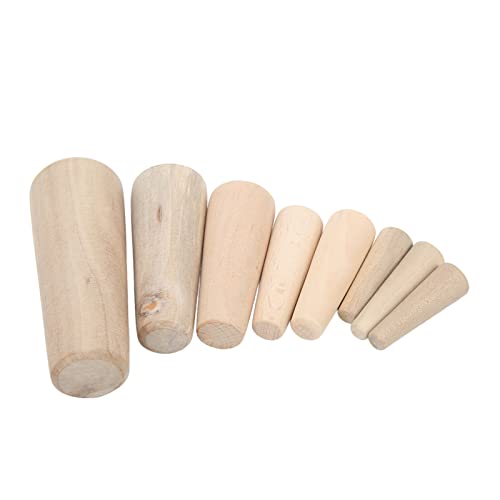 Tapered Wood Plugs 10Pcs Marine Taper Thru Hull Noodgeval Soft Wood Plugs Drain Plug For Boat Hunting Soft Wood Plugs