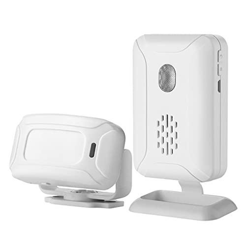 Sea Wireless PIR Motion Sensor Detector Beveiliging Alarm Chime met Nachtlampje voor Shop Office Home Voordeur Access Welkom etc