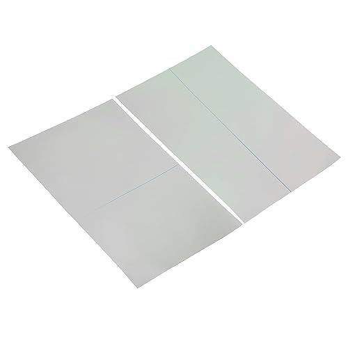 20x30cm Polarised Film Sheets, 2 Pieces Self-Adhesive Polariseren Filter Linear Polariseren Filter voor Scherm Fotografie Verlichting, 0/90 Degree