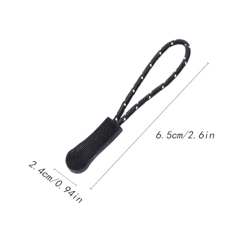 30 st ritssluitingen, ritssluiting ritssluiting tags koord trekt non slip rits tags universele vervanging rits verlenging rits rits trekken voor rugzakken, koffers, tenten, trolley cases