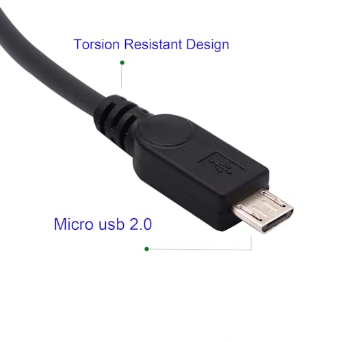 2sts Micro USB Terminal Plug, Micro USB Male Cable, Micro USB Plug naar 5 Pin Terminal Block Solder Gratis Micro USB Schroef Terminal Blok 4
