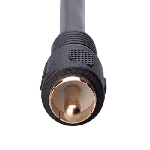 Coaxiale kabel RG59 3m BNC Man naar RCA Man Plug en Gold Plated Connector Koppeling 75 Ohm Phono Plug Cinch Connector Pure Koper geleiders voor TV-beveiligingssystemen 4