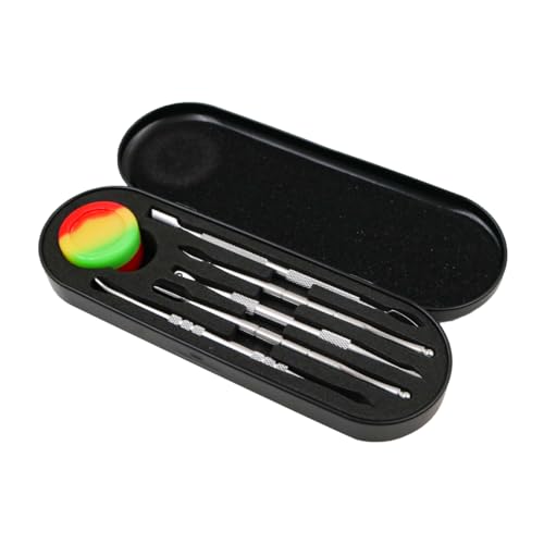 Roestvrij staal Keramische Gravure Gereedschap, DIY gereedschapsset, kan worden gebruikt voor kaars gravure, Modellering, Schrapen, Vormen, 6 stuks Set (Zilver)