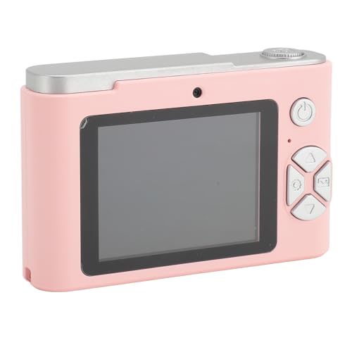 digitale camera, 4K Digitale Camera Studenten Compact Camera, 48MP 4K 16x Digitale Zoom 2.4 Inch Scherm Draagbare Compacte Camera voor Kinderen Studenten Vlog (Roze) 4