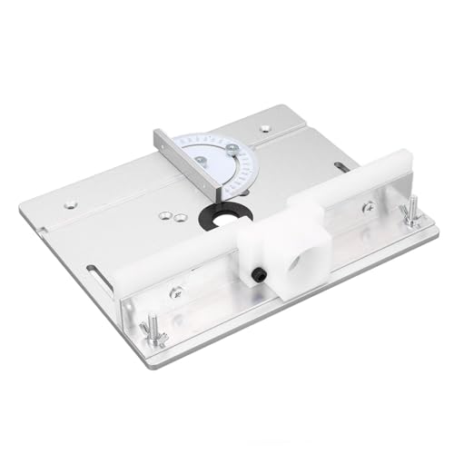 Metalen Router System Kit Aluminium Houtbewerking Invoegen Base Plate Inverter Board Reparatie Machine voor Router Tafelzaag Houtbewerking Platform (Zilver) 4
