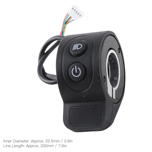 Elektrische Scooter Accelerator, Elektrische Scooter Thumb Accelerator Pedaalvinger duim snelheid Throttle Lever vervanging elektrische scooter geïntegreerde schakelaar 3