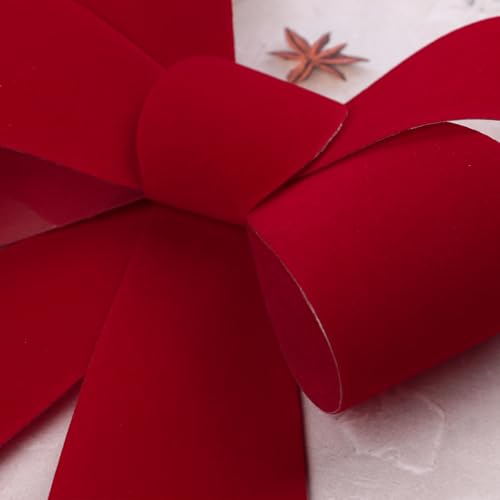 2 stuks Kerst Bows 23x30cm Grote Rode Deur Bows Kerstboom Ornamenten Kerstkransen Bows for Cadeau Wrapping Holiday Party Decor 3