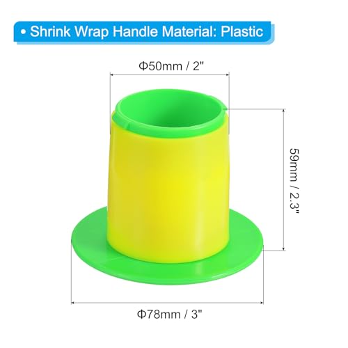 2 Inch Shrink Wrap Handvat, 4 st Stretch Wrap Dispenser Stretch Film Dispenser Plastic Hand voor Meubels Wrapping Moving Packaging