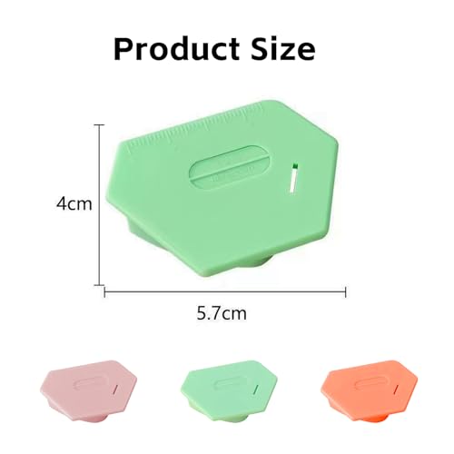 3 stuks magnetische naad gids Naaien Accessoires Naaimachine Liniaal Magnetische naad gids Polygonale Multifunctionele Naad gids Zoom met schaal (oranje/roze/groen)