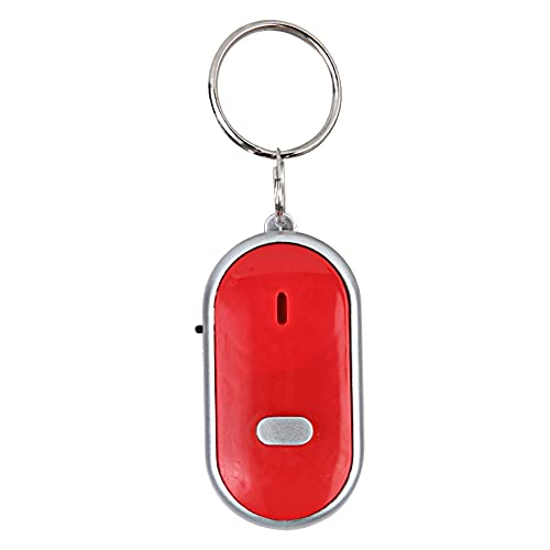 Key Finder Voice, Voice Control Anti-verloren apparaat Whistle Finder Clapper Key Finder Keychainwhistle Alarm Keychainkey Anti Lost Keychain Locator Tracer (Blue) Chain Flute (Blue) Chain Flute(Rood)