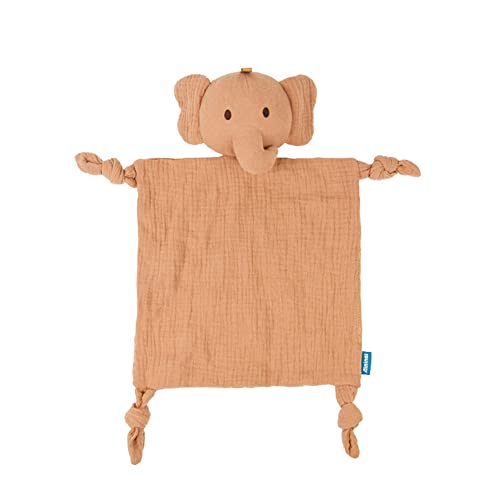 Olifant knuffeldoek baby snuggle kleding met konijn hoofd knuffel kleding knuffel speelgoed konijn voor baby's katoen Muslin kleding Baby deken comfort voor pasgeboren baby's geschenk voor geboorte jongens