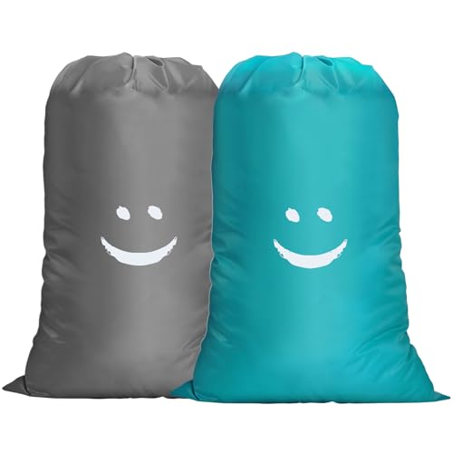 Reis Waszak, Waterdichte Reis Waszak Vuile Wasserij Grote Capaciteit Bag Reis Wasserij Container 61 x 91 cm Blauw + Grijs