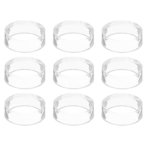 4,2cm Ronde honkbalstandaard, 9 st Acryl balhouder Crystal Ball houder Heldere bal Weergave Standaarden voor Golfbal Softbal KS Collecties Crystal Ballen