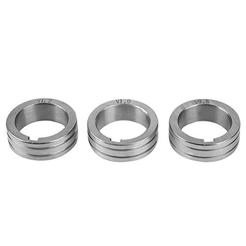 Lasmachine Wire Feeder Roller 30mm Steel Wire Feeder Roller 0,8/1,0/1,2 Wire Feeder Guide Wheel for Binzel (0.8mm) 3