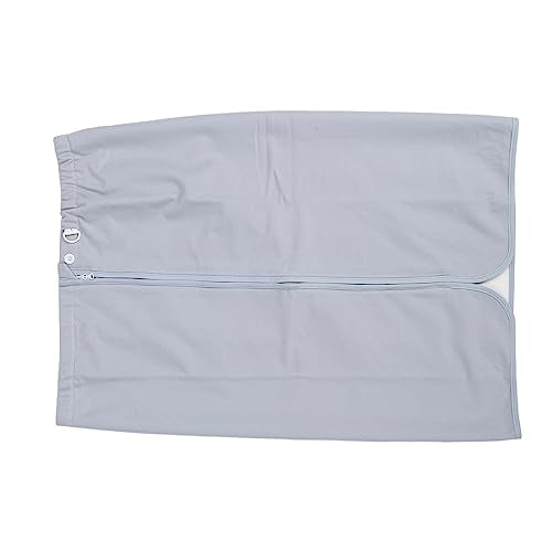 Draagbare incontinentie Beddengoed wasbaar, Herbruikbare katoenen luierrok Waterdichte incontinence matras Mats met rits voor volwassen ouderen (Dusty Blue) 4