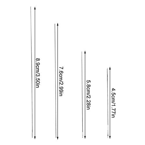 8Stuks Kralen Naalden, Zaad Kralen Naalden Kralen Naaien Borduren Naalden Gereedschap Juwelen Big Eye Collapsible Kralen Naalden