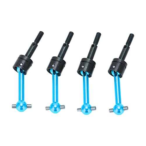 4Pcs RC Car CVD Drive Shaft, 70mm Aluminium Drive Shaft CVD voor TT02 1/10 RC Car(Blauw)