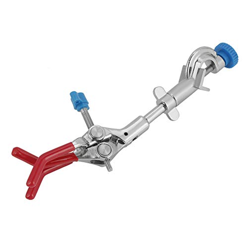 Lab Clamp Professionele Ontworpen Clamp Verstelbare Drie-Prong Swivel Extension Flask Clip Clamp Suit voor Labs Industriële Gebruik 5