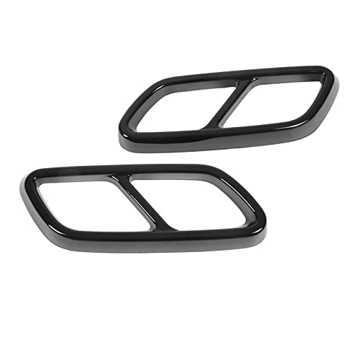 Achteruitlaatmuffler en uitlaatbuisdeksel voor C-klasse W206 vanaf 2021 (glanzend zwart) 4