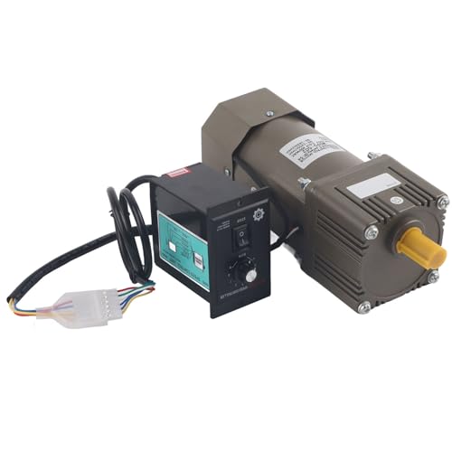 AC 220 V 90 W motor met instelbare snelheid, continu regelbare frequentieomvormer met versnellingsregelaar en houder. 50K 4