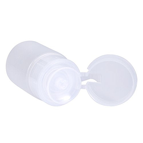 60ml pompdispenser, pompreiniger, lege plastic fles, vacuümpomp voor nagel Art Poolse verwijderaar vloeibare helder fles, pompdispenser, nageldispenser fles, vloeibare verwijderaar fles 3