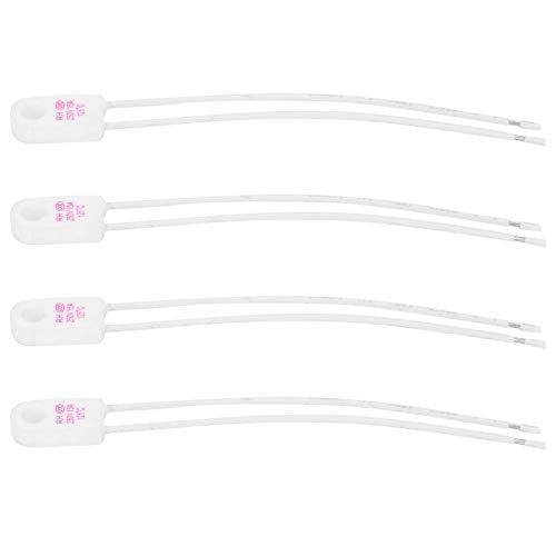 4 Stuk Keramische thermische Fuse, Vierkante temperatuurbescherming Accessoires voor elektrische circuits, 150C graden 15A Hotbed Tempera bescherming 3