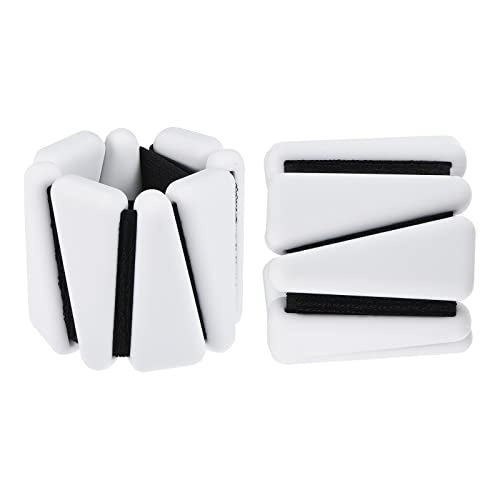 Verstelbare pols enkelgewichten, 0,9 kg totaal (0,5 kg per stuk) trainingspootgewichten voor vrouwen en mannen voor het trainen van yoga joggen