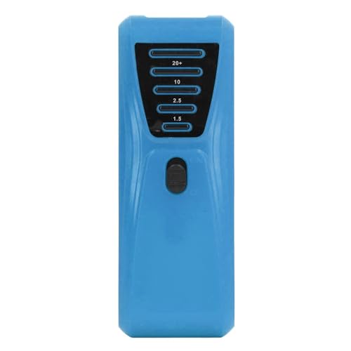 EMF Meter draagbare magnetische velddetector, uitgebreide frequentiebereik en kleurrijke LED-indicatoren voor huishoudelijke apparaten, tv's, computers en celtorens (BLUE)