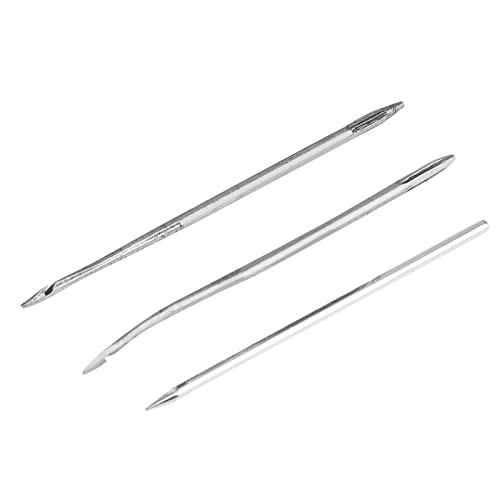 3 naalden Canvas lederen naaidoek, koperen handvat naaien uil, lederen schoen reparatie gereedschap, DIY handgemaakt Schoen reparatie gereedschap 4