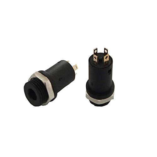 25Scs 3,5mm Stereo Jack Panel Mount Connector/3.5MM Audioplug Solder Jack/4 Pin 3.5mm Chassis Paneelmontage/voor hoofdtelefoon-audiovideo 4