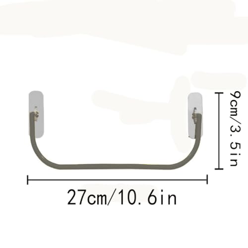 5 Stukken Schoenhouders, Wall Mount Schoen Rack, Collapsible Schoen Houder, Wall Mount Schoen Rack, Schoen Organisator voor Wall Mounting(Grey) 4