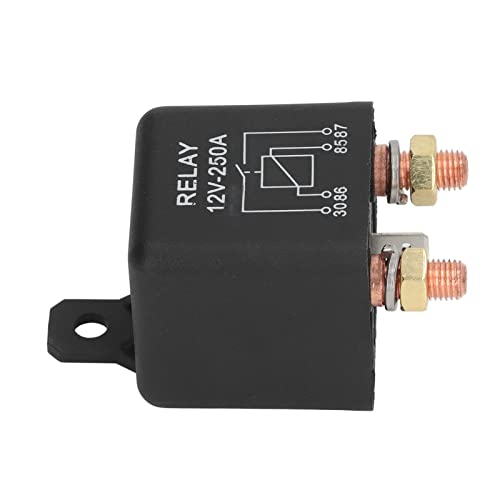 Auto Starter Relais, messing Coil, High Start Power, Starter Switch 250 A, 12 V, Relais 4, 4 Pool, normaal gesproken open, roestvrij staal 4