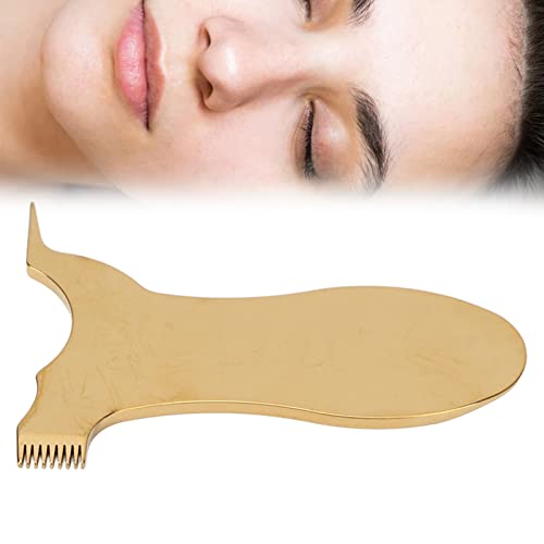 T V Y Vorm Comb - Gold Lash Lift Brush - Grafting Lash Lift Comb - Pering Tinting Curling Extensions Supplies Tool (T) 3