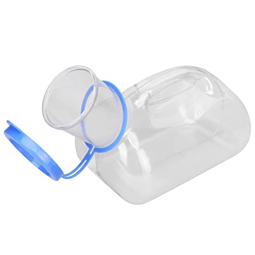 Portable Urinal voor mannen, 1000 ml, Good Seal, Dikke Plastic, Geschikt voor ouderen, patiënten, reizigers
