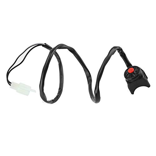 boeton klaxon 12V Motorfiets + Motorfiets handgreep Switch Knob, Universele 7/8 Inch 22mm Motorfiets handgreep Horn Switch Kill Switch voor motor MTB Veiligheidsfiets vervangingsaccessoires 5