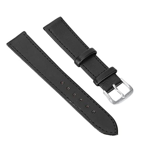 Horloge band horloge band met gesp, PU leer universele vervanging horloge band deel accessoire, horloge band vervanging voor mannen vrouwen(18mm) 5