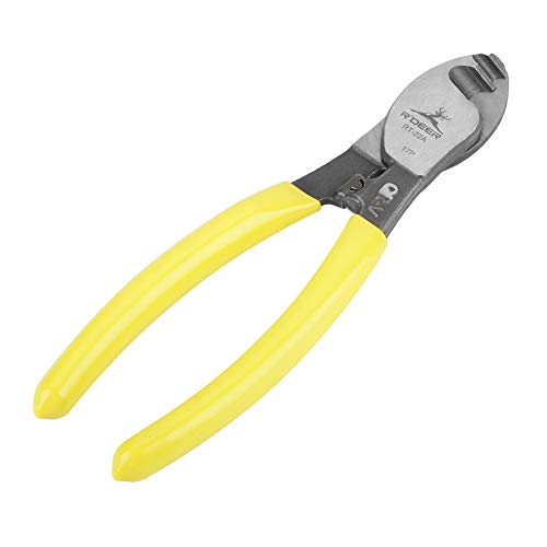 RT-22 6 Inch Kabel Draad Tang, Chrome Plated Vanadium staal draad snijtang, Elektronica Reparatie snijgereedschap - Geel