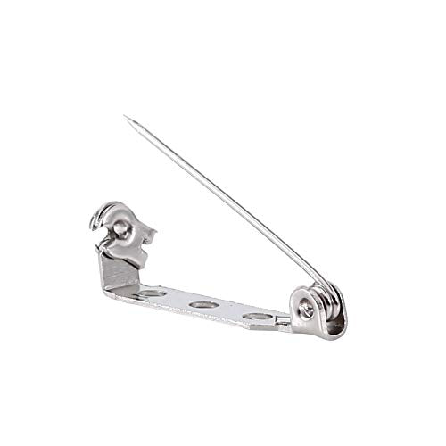 50 st. Bar Pins Brooch Lock, Pins Safety Pins Terug Veiligheid Vangst Rolling DIY Brooch (25mm)